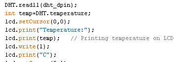 Temperature reading