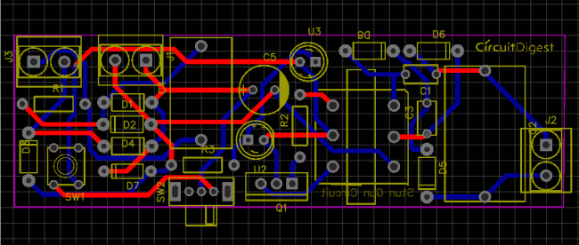 Diy Stun Circuit Diagram On Pcb