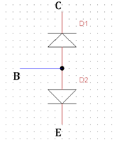 two diodes connected back to back