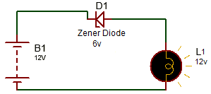 6v Zener diode operation