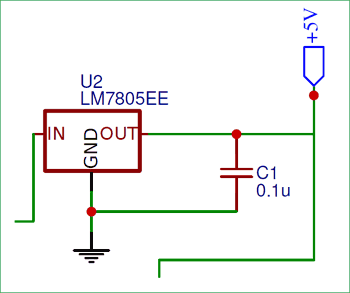 7805 Voltage Regulator Circuit