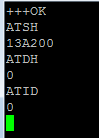 AT commands in terminal window