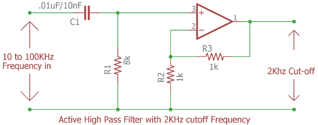 low pass filter 100 hz build