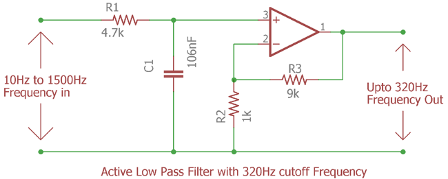 active low pass circuit