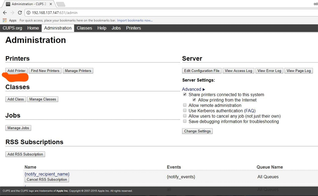 Setting up Network Printer with Raspberry Pi and CUPS