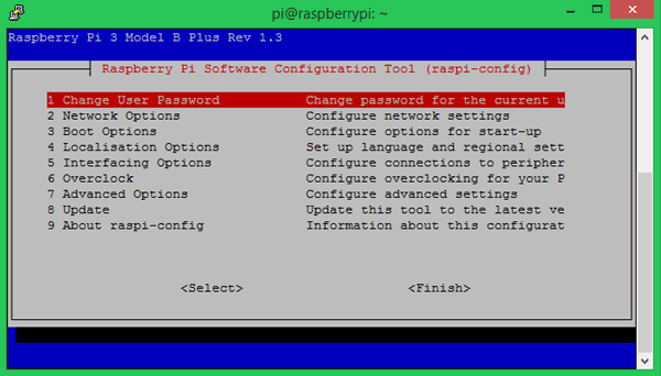 Change Login Configuration in Pi