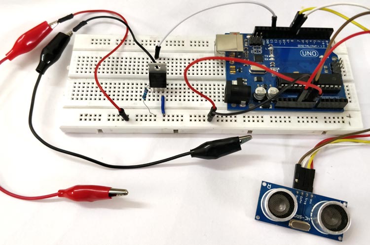 Water Tap Sensor Circuit Diagram