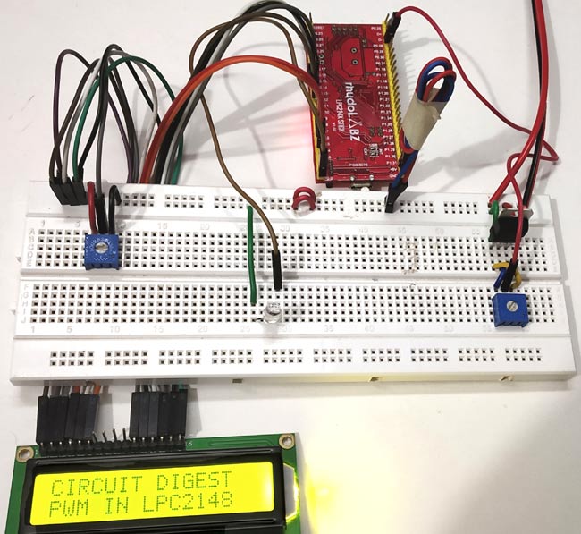 LCD 6 Pin. Apparatus circuit.