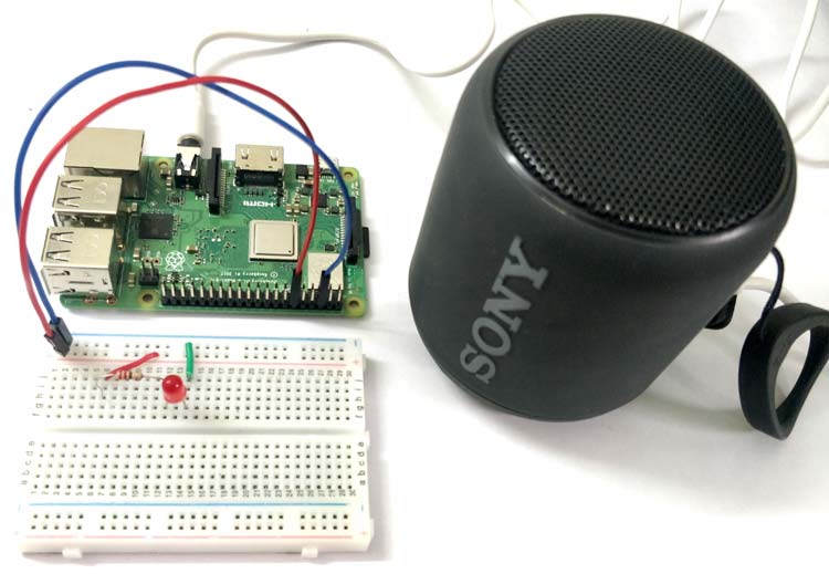 Circuit Hardware for Raspberry Pi GPIO control using Amazon Alexa Voice Services