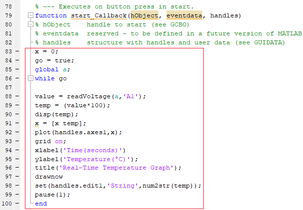 matlab sample code