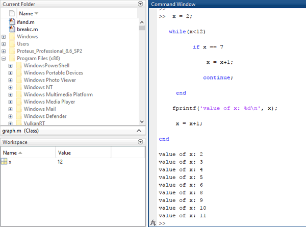 matlab fprintf