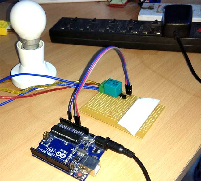 Controlling Relay using Arduino working