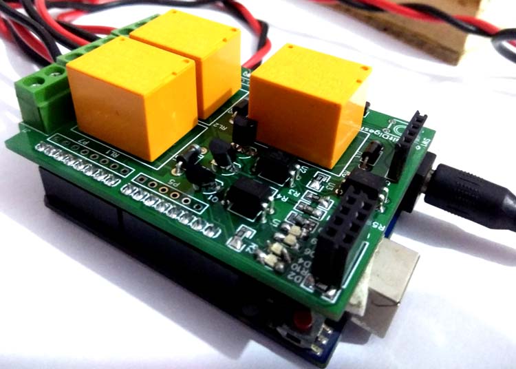 Diy Arduino Relay Driver Shield Pcb