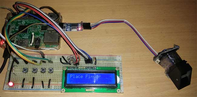 fingerprint attendance system with raspberry pi