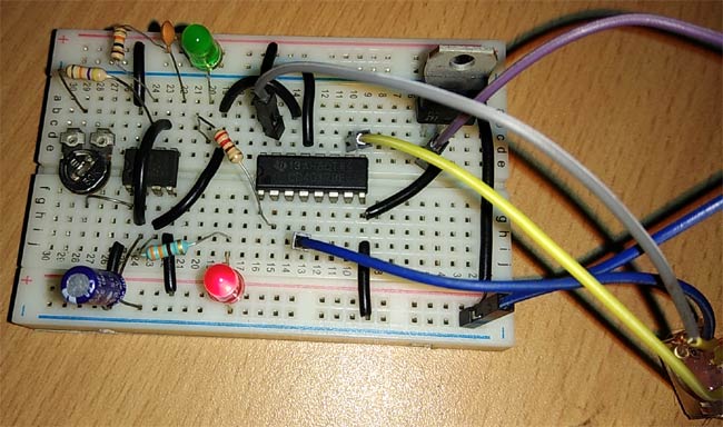 Frequency Divider Circuit hardware