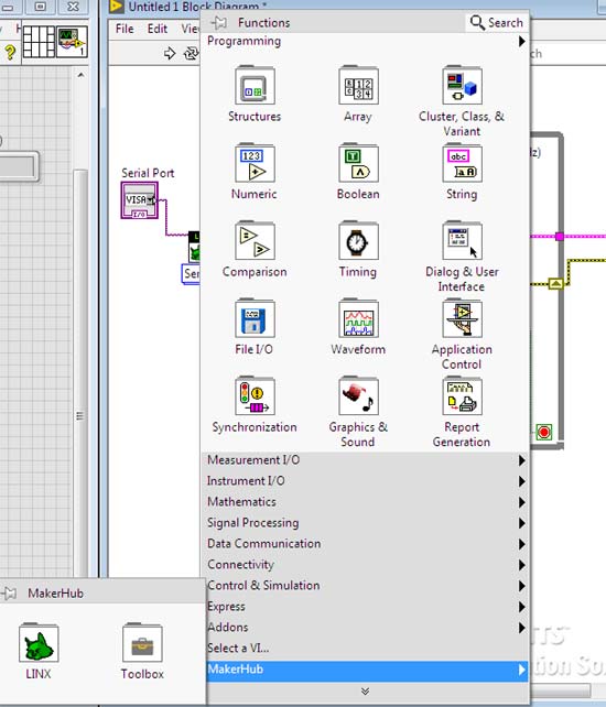 labview interface for arduino