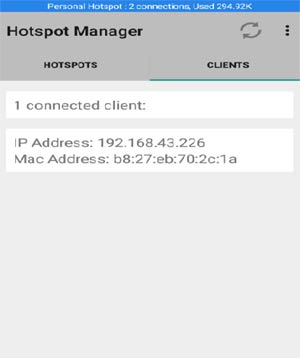Hotspot manager Application for Headless Setup of Raspberry pi
