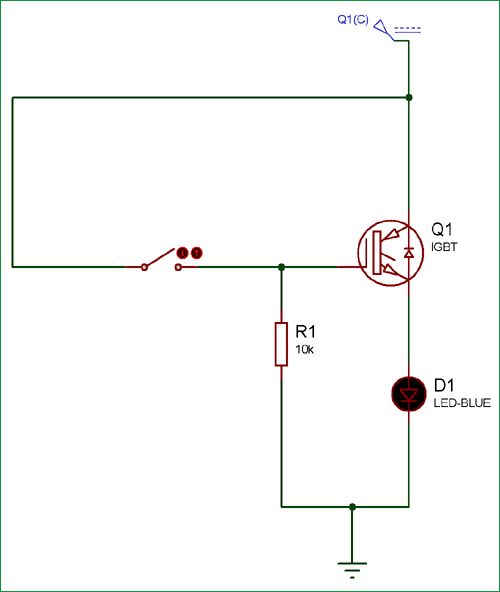 IGBT Transistor switching cirucit