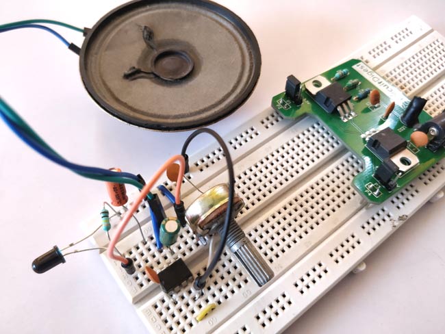 IR based Audio Receiver Circuit