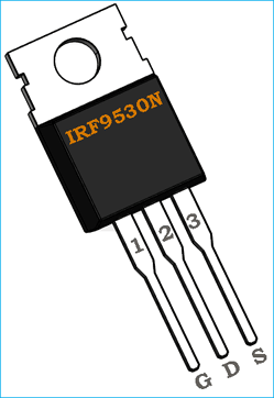 IRF9530N Pinout