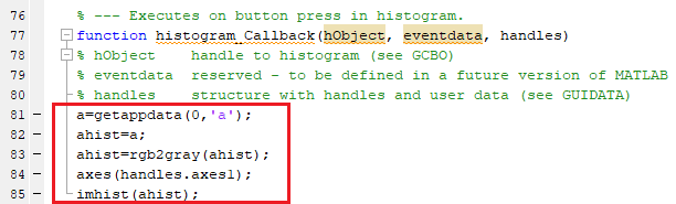 Image Processing Code For Plotting Histogram