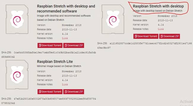 Installing Raspbian in SD-Card