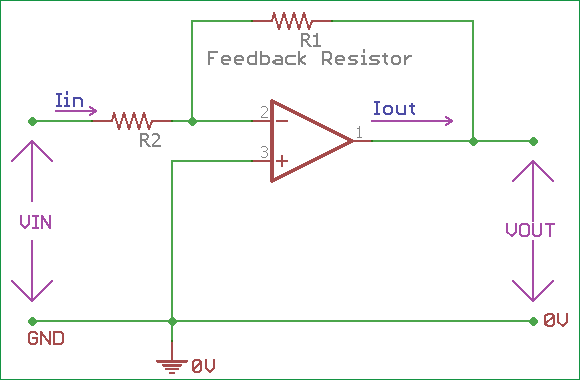 op amp offset gain circuit