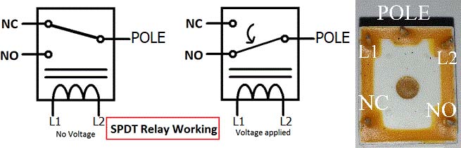 KT-603 5V Relay Pinout