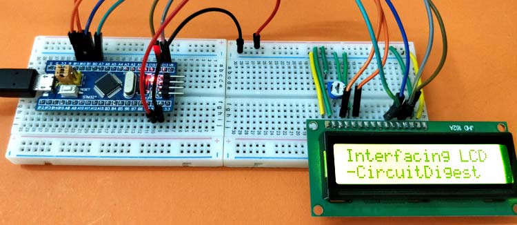 LCD with STM32 in action