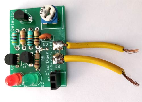 Lie Detector Circuit hardware implementation