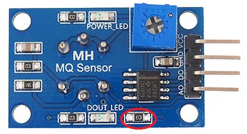 MQ-137 Ammonia sensor module