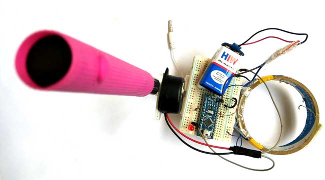 Arduino Metal Detector Project with Code and Circuit Diagram