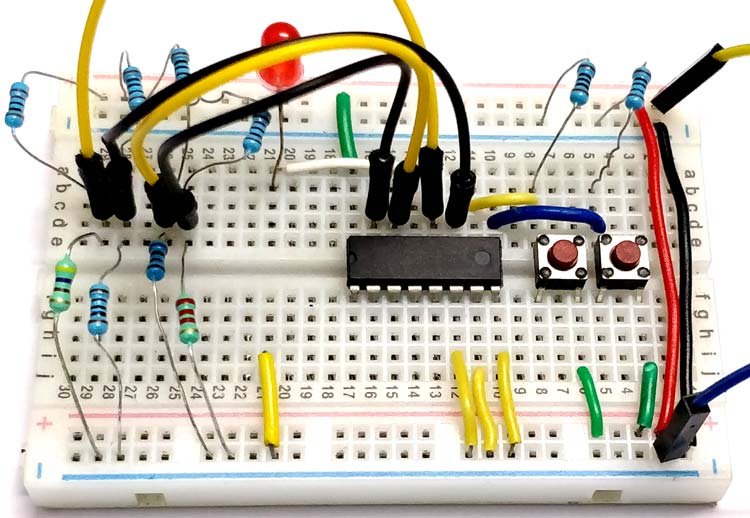 Multiplexer Circuit using IC4052