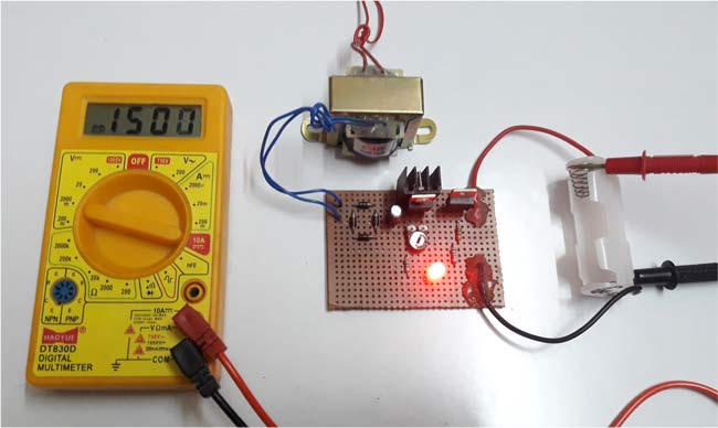 Ni-Cd Battery Charger Circuit Diagram