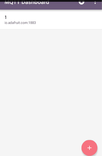 Open MQTT Dashboard android app