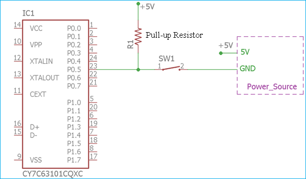 Pull-up Resistor Circuit