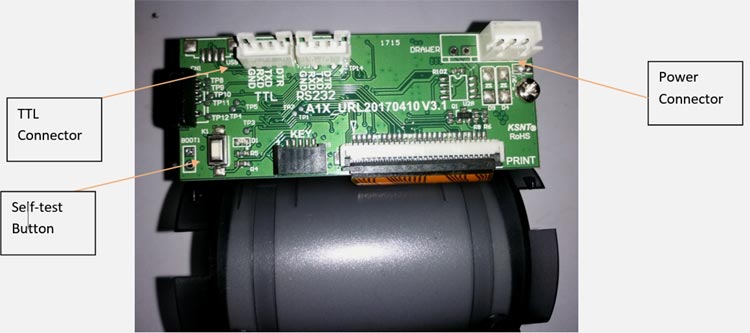 RS232 module to communicate with Thermal Printer