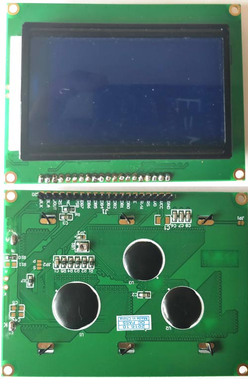 Interfacing Graphical LCD (ST7920) with Arduino 8051 pin diagram images 