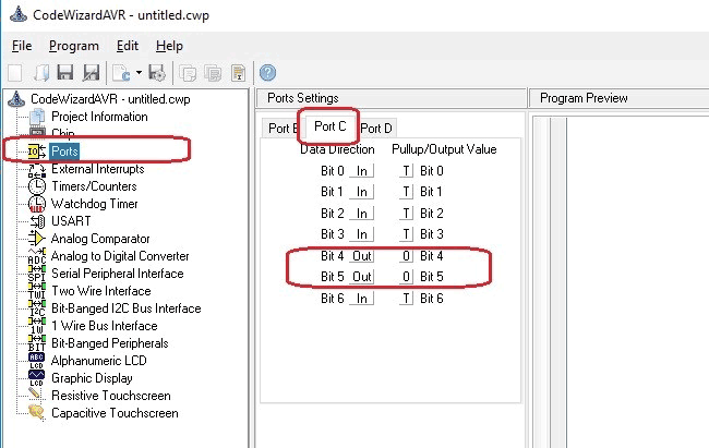 Select ports according to your use