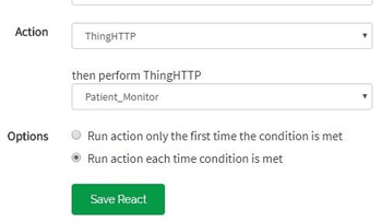 Set running Condition for Patient Monitor