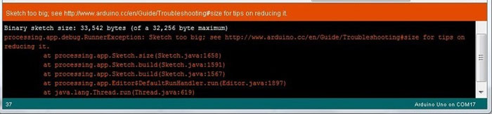 Sketch too large for Arduino Uno  Issue 441  gneagrbl  GitHub