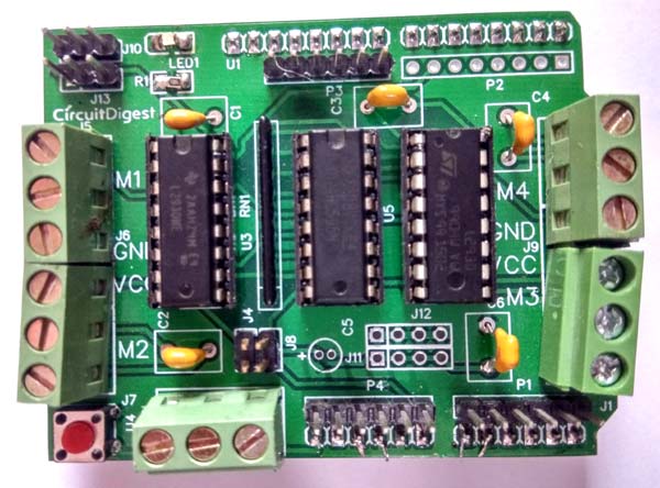 Diy Arduino Motor Driver Shield Pcb