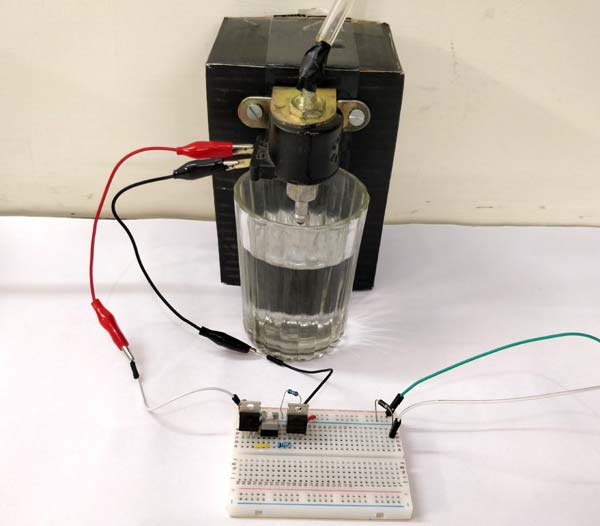 Solenoid Driver Circuit in action