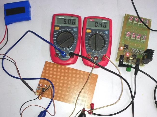 3.7V to 5V Boost Converter Circuit Diagram using MC34063