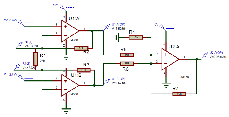 Instrumentation Amplifier Circuit Diagram Using Op Amp