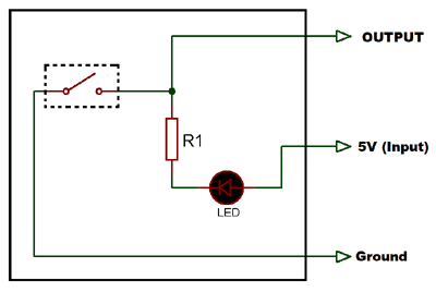 Simple Tilt Sensor Switch Circuit