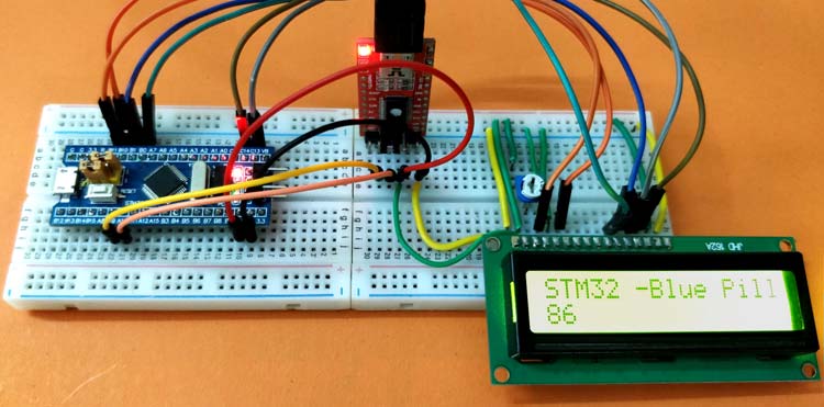 stm32 serial lcd 20x2 driver