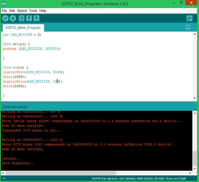 Introducing Esp32 With Arduino Ide Blinking Led 2023 6740