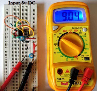 12v to 24v Voltage Doubler Circuit Diagram using IC 4049
