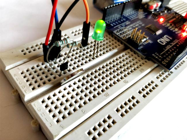 working of Arduino with hall effect sensor 